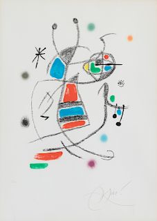 Joan Miro(Spanish, 1893-1983)Maravillas con Variaciones, 1974
