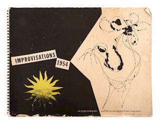 Improvisations, 1954
book of lithographs
published by Artist Equity Association, Chicago Chapter