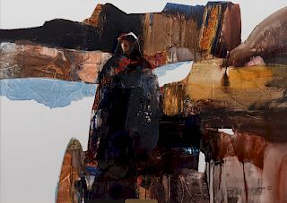 Alan Chiara
(American, 1936-1995) 
Hidden Canyon Dec., 1993 