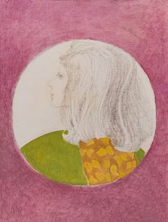 Martha Laughlin
(American, 1928-2002)
Untitled (Portrait), Circa 1970 