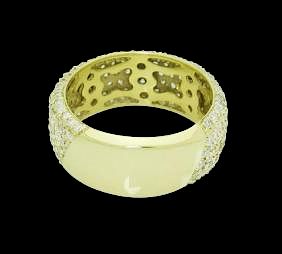 Sonia B. 18k Gold & 3.30 TCW VS Clarity H Color Ring