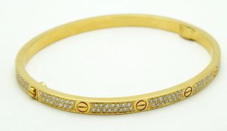 Cartier 18k Yellow Gold LOVE Small Bracelet