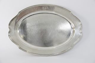 Sterling Silver Meat Platter in the Hepplewhite Pattern
