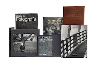Libros sobre Fotografía y Fotógrafos en México. Fotógrafos Arquitectos/ Bienal de Fotografía/ Grandes Fotógrafos Publicitarios... Pzs:7