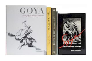 Libros sobre Francisco Goya. Goya: Drawings from His Private Albums / Goya's Last Works / Después de Goya / Goya and the Art... Pzas: 5