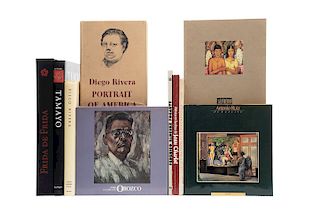 Libros sobre Artistas en México. Frida de Frida / Tamayo / Federico Sánchez Fogarty: Un Visionario de su Tiempo... Piezas: 10.