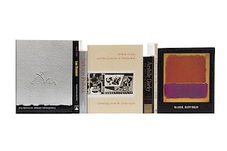 Libros sobre "The New York School". Mark Rothko / Arshile Gorky / The Prints of Robert Motherwell/ Jackson Pollock... Piezas: 7.
