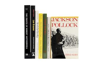 Libros sobre The New York School, Arshile Gorky: A Retrospective / Mark Rothko: Subjects in Abstraction... Piezas: 7.