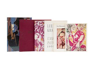 Libros sobre Lee Krasner. After Palingenesis / Collages / Umber Paintings / A Retrospective / Paintings from the Late Fifties... Pzas:6