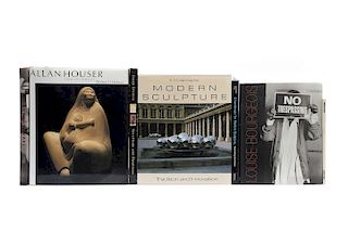 Libros sobre Escultura, Sophia Vari / Allan Houser (Ha-o-Zous) / Jacob Epstein: Sculpture and Drawings... Piezas: 7.