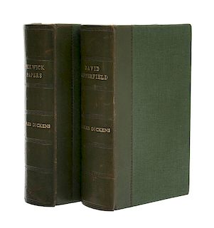 Charles Dickens. David Copperfield / The Posthumous Papers of the Pickwick Club. 1 ed., edo. mixto. Piezas: 2.