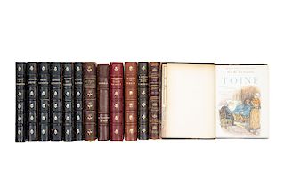 Colección de Obras de Escritores Franceses de Siglo XIX. La Confession d'un Enfant du Siècle / L'Amour Guette / Toine... Pieza: 13.