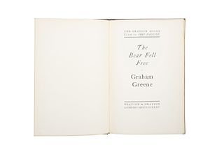 Graham Greene. The Bear Fell Free. London.  Edición de 250 ejemplares numerados, ejemplar número 60. Firmado por el autor.