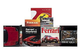 Libros sobre Ferrari, Ferrari 1947-1997: The Official Book / Ferrari. Firmado por Dennis Adler / Ferrari Album... Piezas: 10.