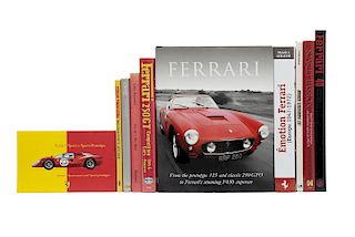 Libros sobre Ferrari. Émotion Ferrari (Europe 1947-1972) / Ferrari 250 GT Competition Cars / Les Fabuleuses Ferrari... Pzas: 10.