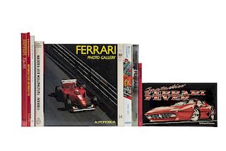 Libros sobre Ferrari. Ferrari Monoposto: Catalogue Raisonné, 1948-1997 / Ferrari Faszination auf Rädern... Piezas: 10.