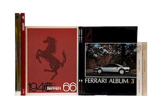 Libros sobre Ferrari. Ferrari Yearbook 1966 / Ferrari: Brochures and Sales Literature / Ferrari Year Book 2002... Piezas: 8.