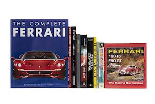 Libros sobre Ferrari. Pininfarina. Art and Industry 1930 - 2000 / Ferrari by Vignale / Storia della Scuderia Ferrari... Pzas: 10.