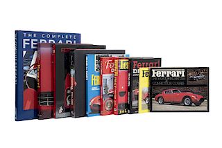 Libros sobre Ferrari. The Complete Ferrari / Pininfarina Art and Industry 1930 - 2000 / Ferrari 333 SP / Ferrari by Zagato... Pzas: 10.