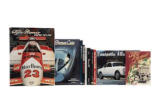 Libros sobre Alfa Romeo, Alfa Romeo Giulietta / Alfa Romeo Spiders, 1910-1992: Catalogue Raisonné / Fantastic Alfa Romeo... Pzas: 10.