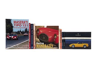 Libros sobre Maserati. Maserati Coupé / Quattroporte / Spyder / Maserati 5000 G. T. a Significant Automobile... Piezas: 10.
