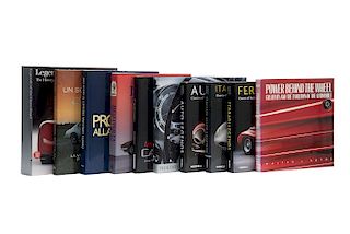 Libros sobre Autos de Colección. Progetti alla Fiat / Legendary Car Engines: Inner Secrets of the World's 20 Best... Piezas: 10.