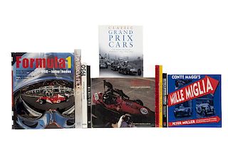 Libros sobre Carreras, Fórmula 1, 1950-Today / La Targa Florio: Gattopardi Piloti Gentiluomini / L'Anno 1950: Le Corse... Pzas: 10.