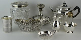 SILVER. Assorted American & Continental Silver.