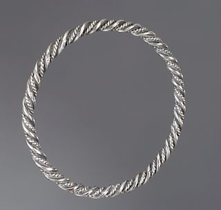 Georg Jensen sterling silver bangle bracelet