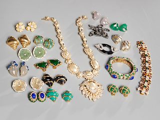 Group of Kenneth Lane costume jewelry