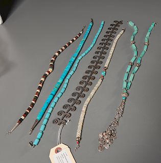 Group of ethnic necklaces