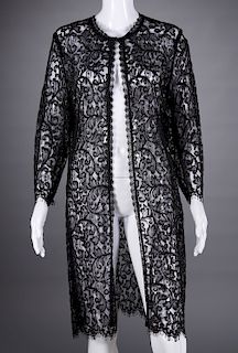St. John floral lace black evening jacket
