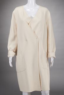Lafayette 148 ladies ivory cashmere coat
