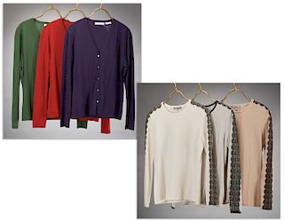 Group of ladies Neiman Marcus cashmere sweaters