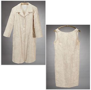 Armani Collezioni sleeveless dress & coat