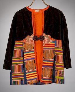 Vintage Henri Bendel ladies patchwork jacket