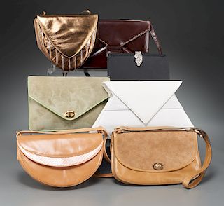 Group of ladies vintage designer handbags
