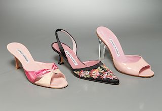 Group of Manolo Blahnik heels