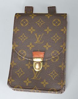 Louis Vuitton monogram canvas vertical belt pouch