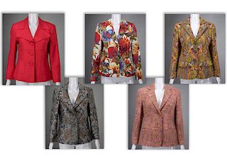 Group of ladies designer blazers
