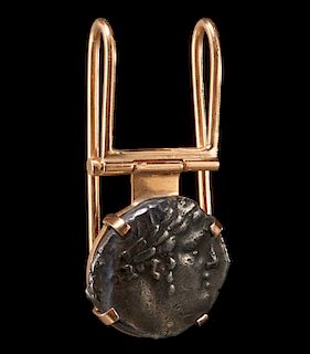 Phoenician 1st century AD silver shekel money clip
