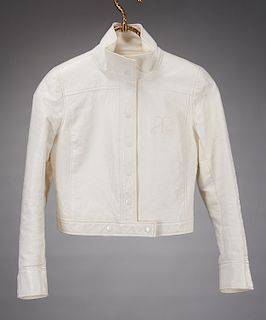 Andre Courreges crop white jacket