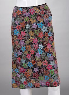 Tuleh sequin skirt with star design