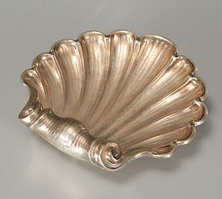 Tiffany & Co. sterling shell form dish