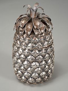 Tiffany & Co. sterling pineapple box