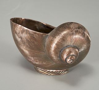 Tiffany & Co. sterling nautilus shell