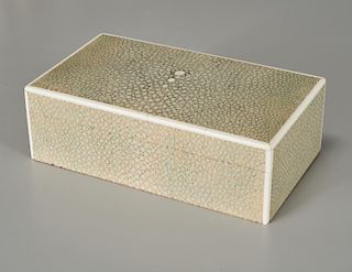 Finely crafted shagreen box