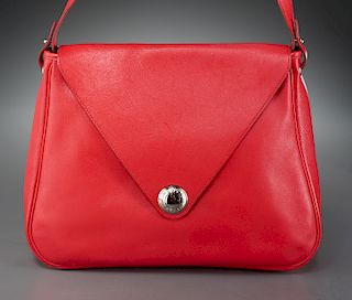 Hermes Christine shoulder bag in rouge