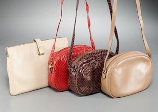 Group of Salvatore Ferragamo handbags