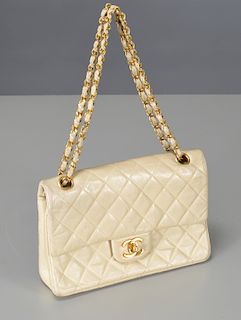 Chanel lambskin double flap purse